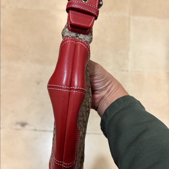 Vintage Y2K Coach Mini Signature Hobo Bag - Picture 10 of 12